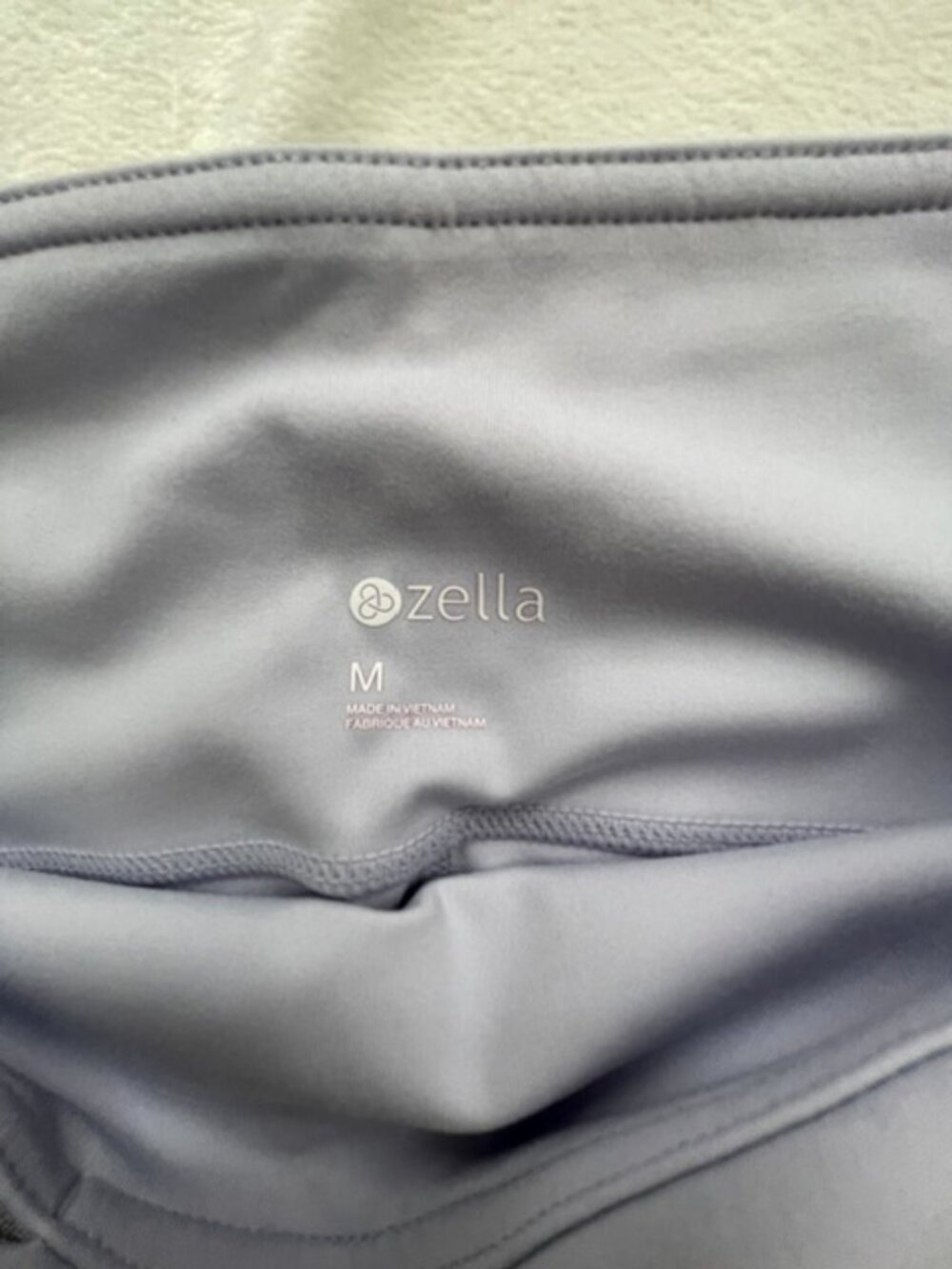 Zella Leggings Women's Activewear High Waist Capri Scalloped, Purple, Size M - Picture 6 of 7